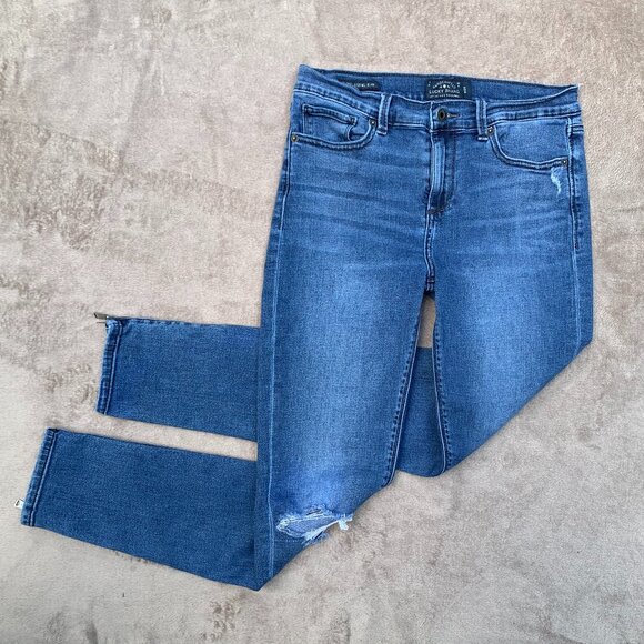 Lucky Brand Brooke Legging Skinny Zippered Ankle Mid Rise Jeans Sz6 - Picture 4 of 16